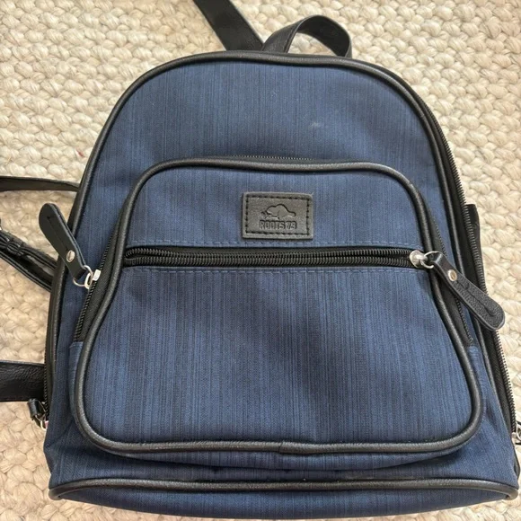Vintage Roots Mini Blue BackPack - Picture 10 of 12